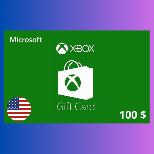 بطاقة اكس بوكس 100 دولار - المتجر الأمريكي
