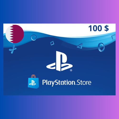 بطاقة بلايستيشن 100 دولار -المتجر القطري
