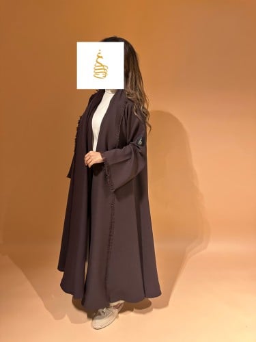 عباية كتان دبل كلوش