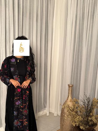 Colored Indian Linen Abaya