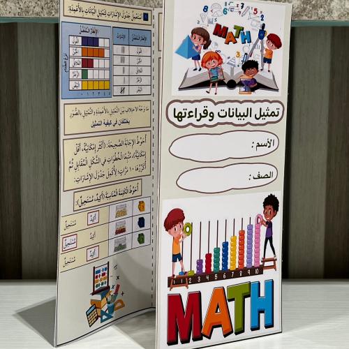 مطوية تمثيل البيآنآت وقراءتها الصف الثاني الفصل ال...