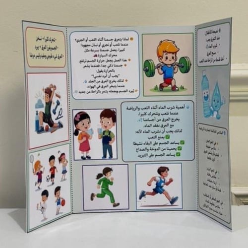 مطوية بدنيه الصحة واللياقة البدنية الصف الرابع الف...