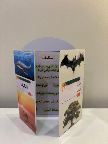 مطوية التكيف الصف الثالث الفصل الأول