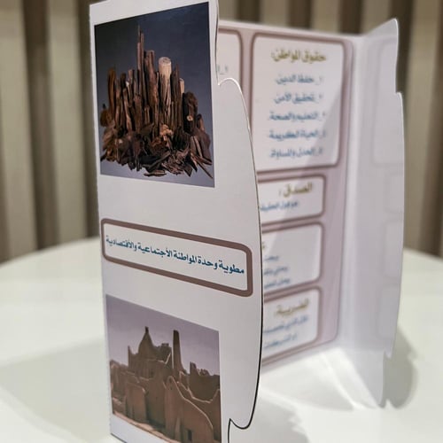 مطوية وحدة المواطنة الأجتماعية والأقتصادية سادس اب...