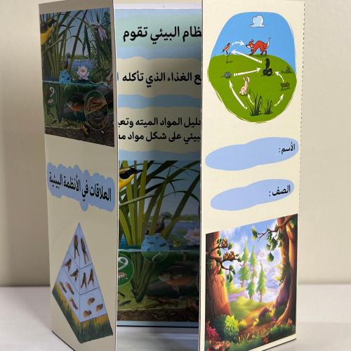 مطوية العلاقات في الأنظمة البيئية الصف الرابع الفص...