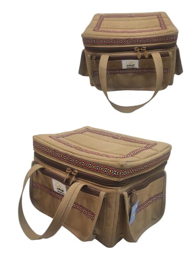 شنطه عزبه صغير تنزاني 35سم*25سم مزخرفة