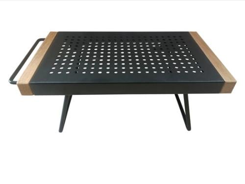 CH-F120 طاولة حديد وخشب