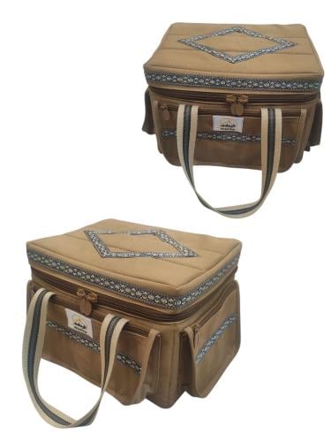 شنطه عزبه صغير تنزاني 35سم*25سم مزخرفة