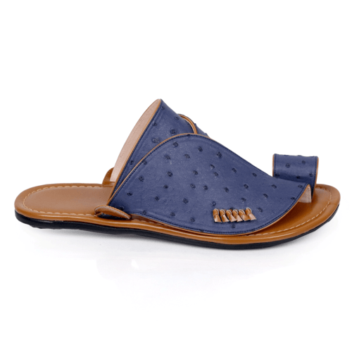 حذاء جلد نعام موديل ايطالي كجلي