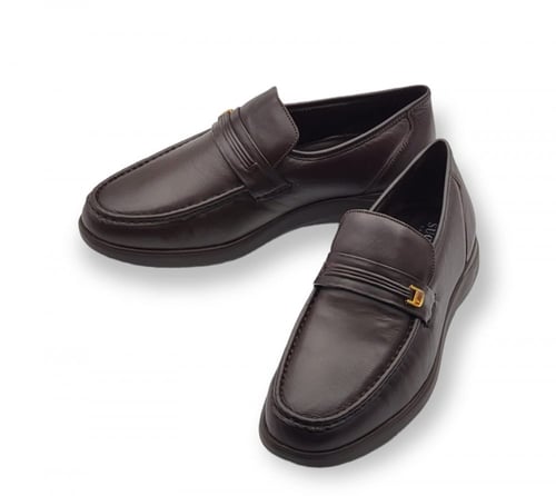 حذاء رسمي بني ارضيه مجوفه1