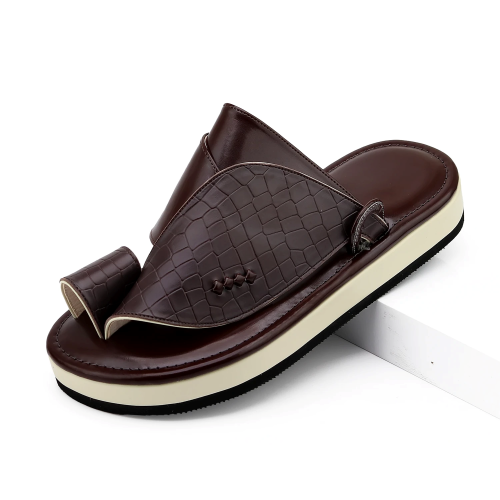 حذاء شرقي تلبيس مرتفع بني