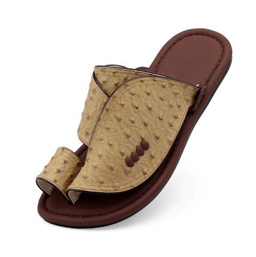 حذاء جلد نعام ايطالي