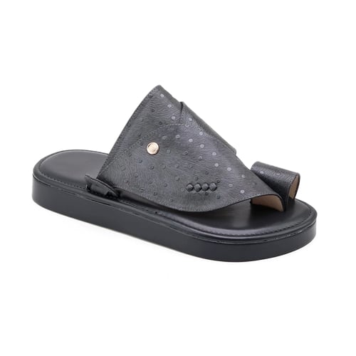 حذاء شرقي اسود تلبيس دبل فاخر