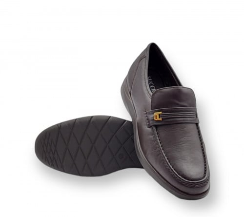 حذاء رسمي بني ارضيه مجوفه1