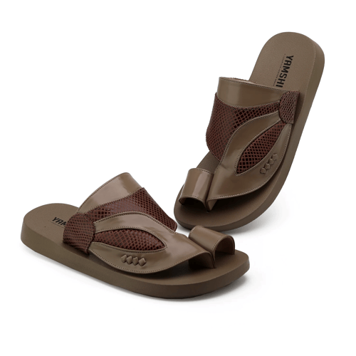 حذاء شرقي نقش جملي هندي