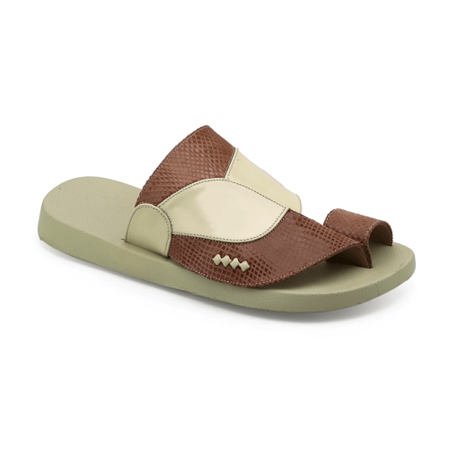 حذاء شرقي بيج نقش صناعه هندي