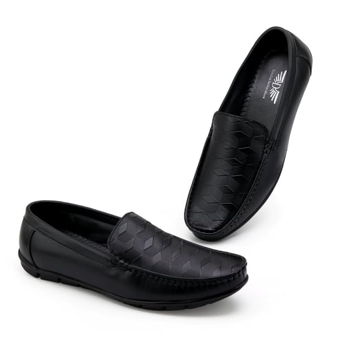 جزم فلات جلد طبيعي