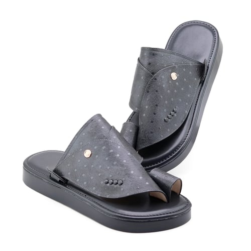 حذاء شرقي اسود تلبيس دبل فاخر