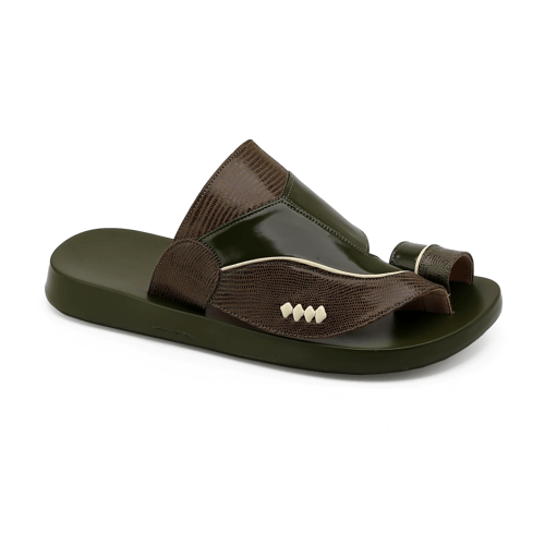 حذاء شرقي جلد طبيعي صناعه هندي زيتي