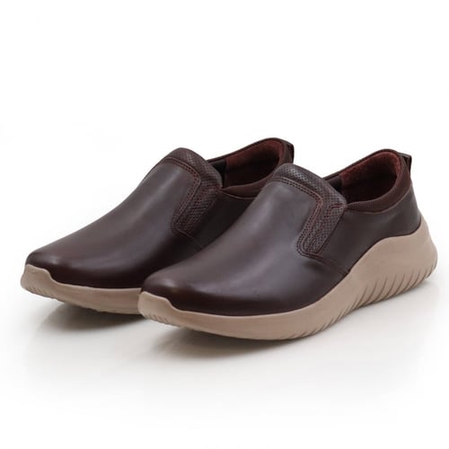 حذاء رسمي طبي ارضيه سبور جلد طبيعي بني