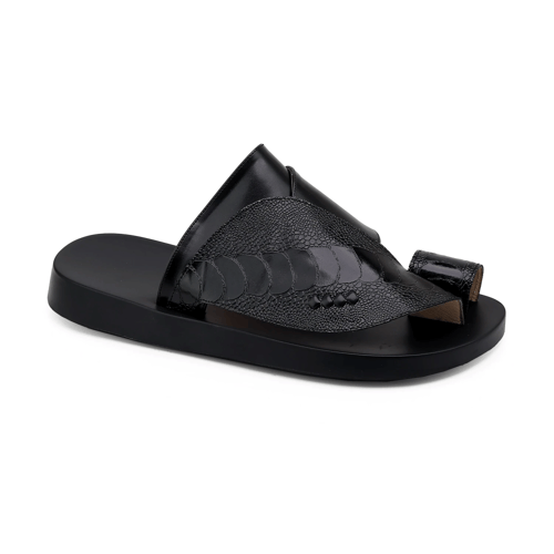 حذاء شرقي ساق نعام اسود