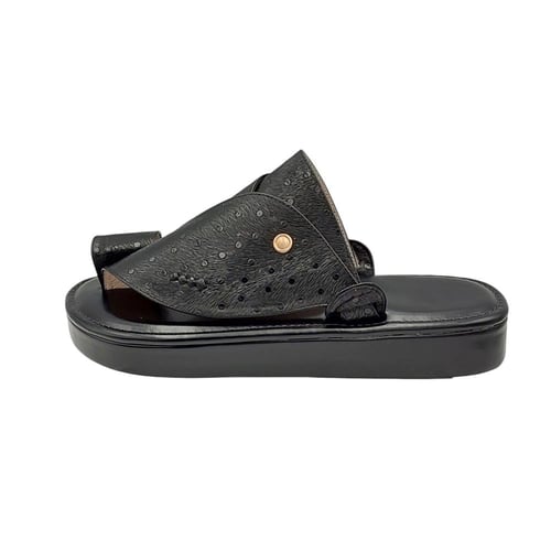 حذاء شرقي اسود تلبيس دبل فاخر