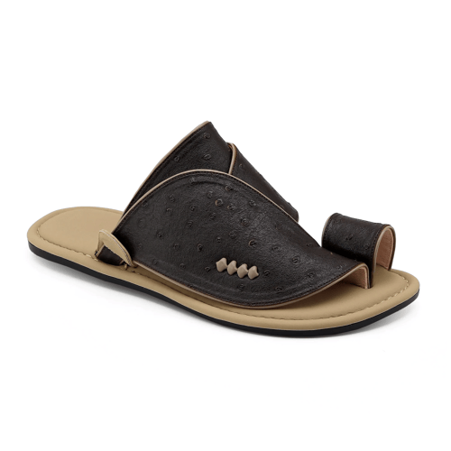 حذا شرقي جلد نعام موديل ايطالي