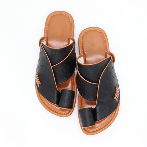 حذاء جلد نعام موديل ايطالي