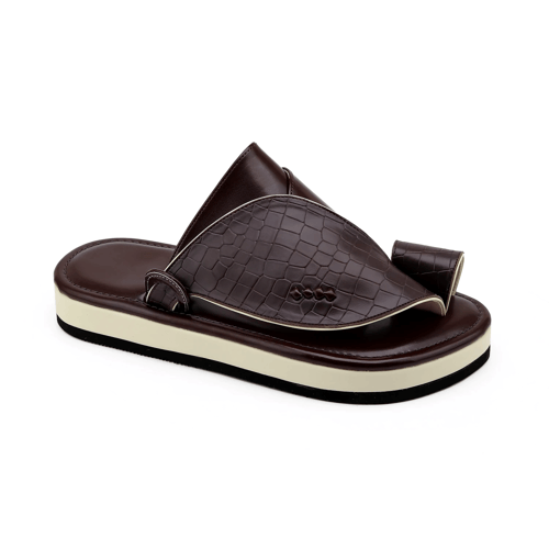 حذاء شرقي تلبيس مرتفع بني