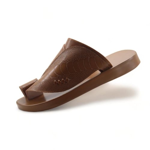 حذاء شرقي ساق نعام عسلي