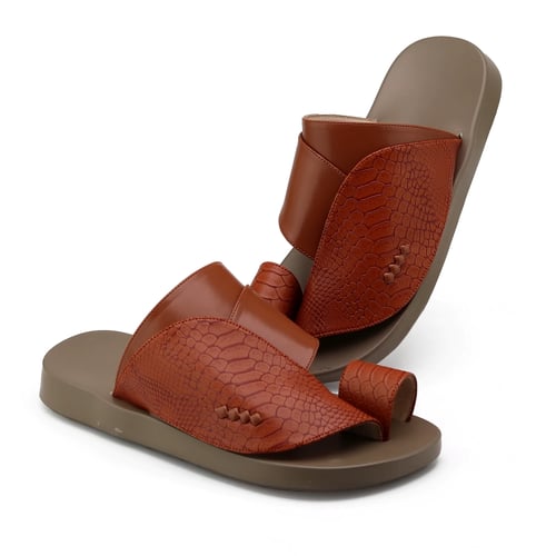 حذاء شرقي عسلي