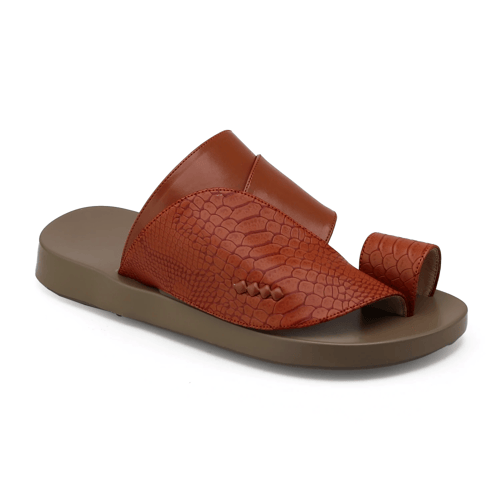 حذاء شرقي عسلي