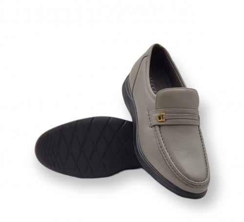 حذاء رسمي رصاصي ارضيه مجوفه1