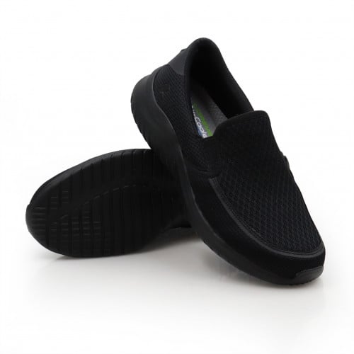 حذاء قماش مريح لون اسود