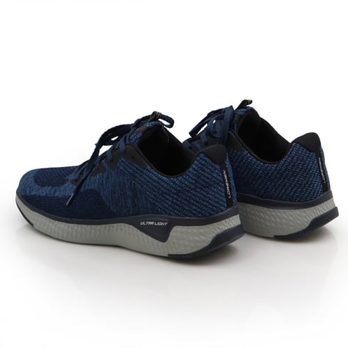 حذاء قماش مريح لون كحلي رباط