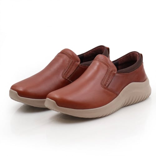 حذاء رسمي طبي ارضيه سبور جلد طبيعي عسلي