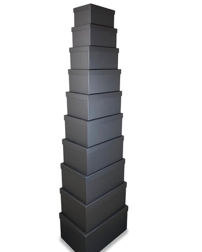 علب دبش العروس 10 قطع كبير اسود