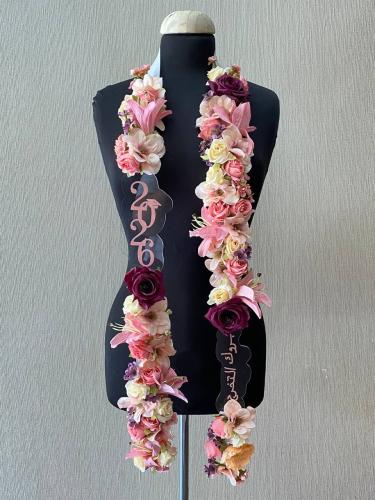 Light purple graduation cap 2026 with flowers and...