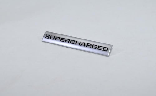 شعار SUPERCHARGED نيكل