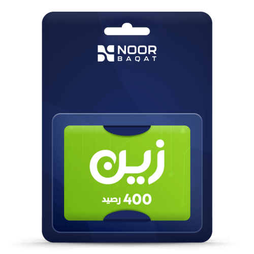 شحن رصيد زين 400 ريال