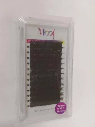 Mooi Monthly Eye lashes Volume 0.07C 14-20mmموى رم...