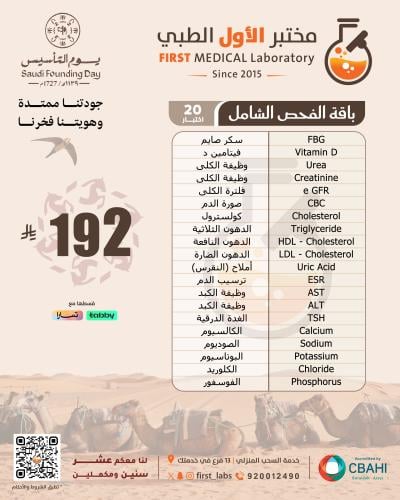 باقة الفحص الشامل