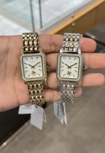 ساعه توري كرستال ذهبي