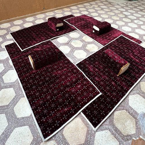 طقم مدات تركية وذفة مطرز نقشة3