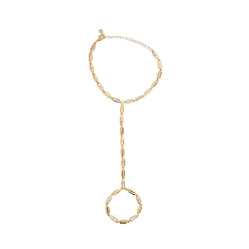 كف لمارا ذهبي -Lamara Hand Chain
