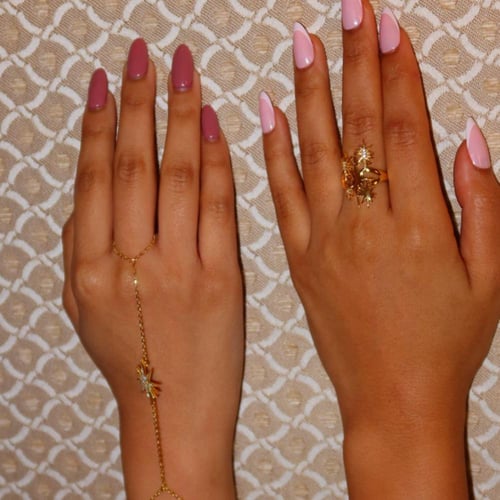 Roland Stars Ring | 925 Sterling Silver Gold Color...