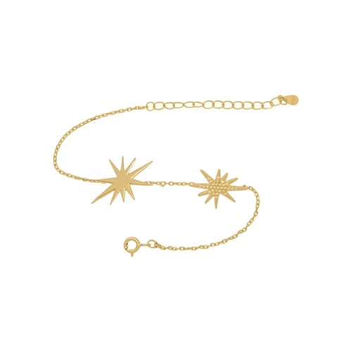 Roland StarS Bracelet – Gold Color-SILVER