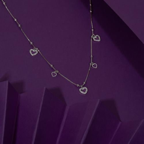 HALA Necklace / Silver Color - Stainless Steel