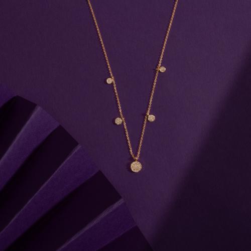 Sali Necklace / Gold Color - Stainless Steel