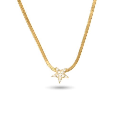 قلادة ستيلا ذهبي Stella Necklace